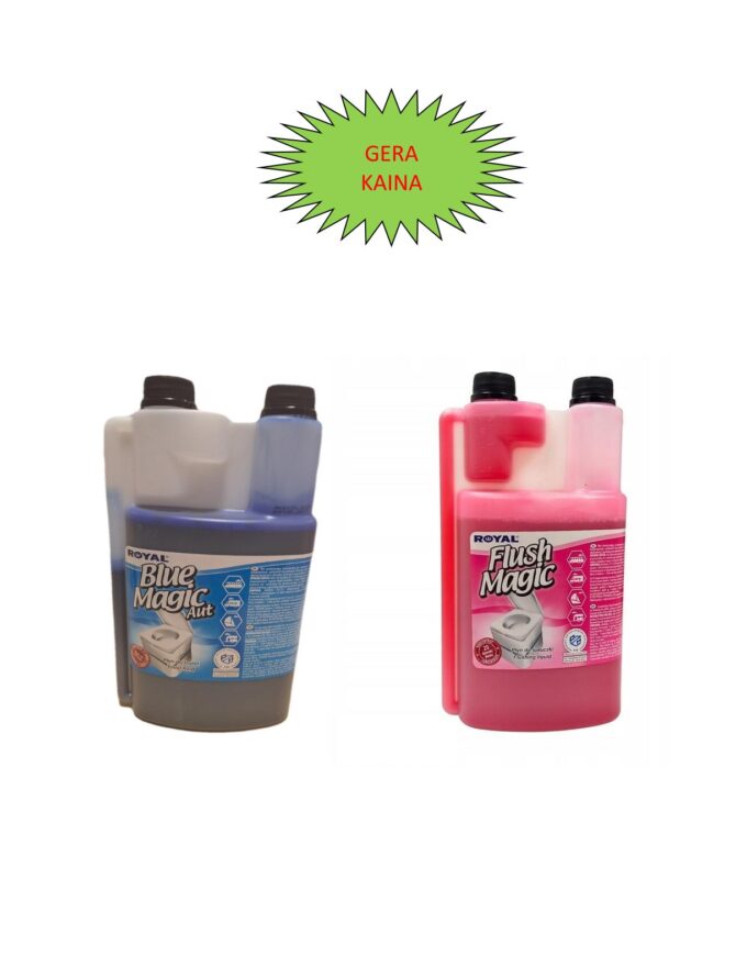 Specialus pasiūlymas: Flush Magic 1L + Blue Magic Aut 1L